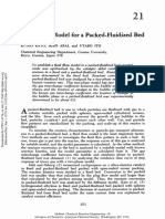 Fluid Flow Model For A Packed-Fluidized Bed