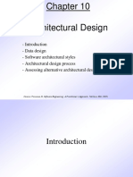 Pressman Ch 10 Architectural Design