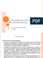 Gradiente, Rotacional y Divergencia