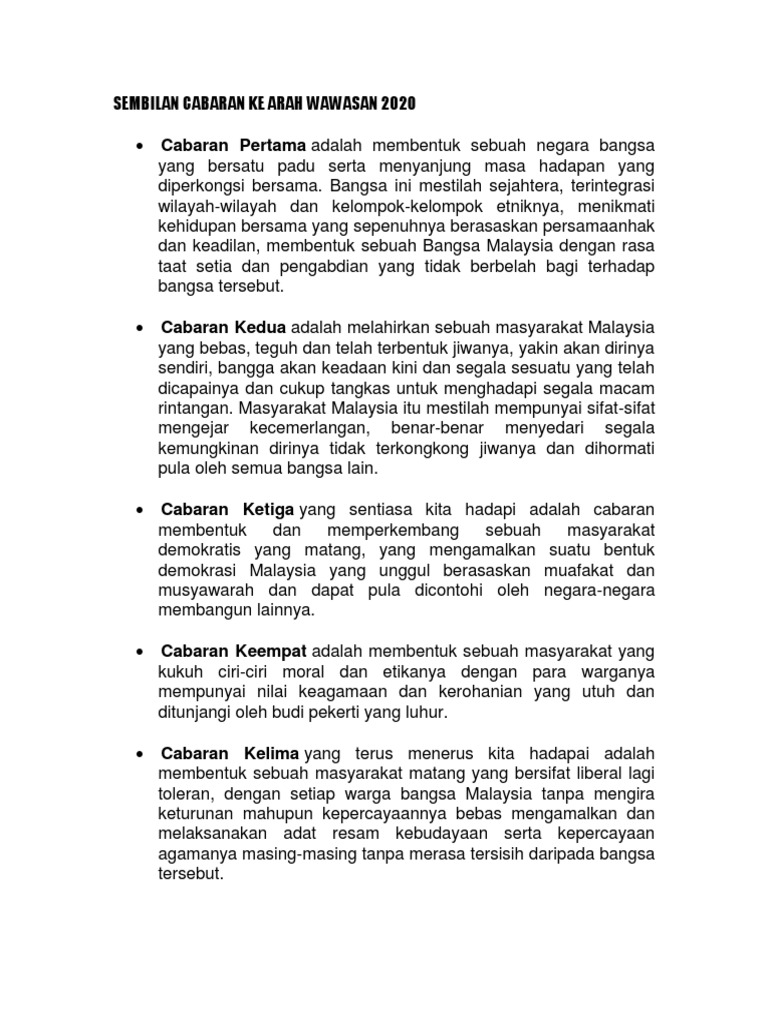 Cabaran 参考资料 | PDF