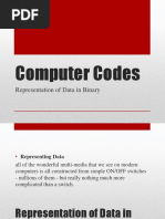 Computer Codes Representation of Data in Binary