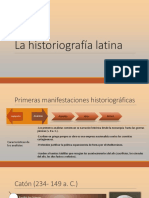 La Historiografía Latina