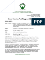 Grand Crossing Dedication Press Release