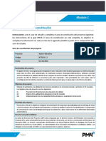 AC20 - Modulo 1 Ejercicio Acta de Constitucion 2017