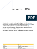 Phrasal Verb LOOK