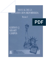 Bidart Campos, German J. - Manual de La Constitución Reformada - Tomo I