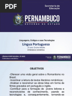 A Literatura Romântica.