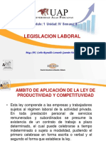 Semana 8 - Ambito de Aplicación de La Ley de Productividad y Competituvidad