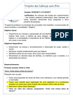 Cuidando da saúde da criança do projeto Cabeça aos Pes