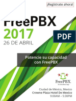 Dia FreePBX Conference Agenda Spanish