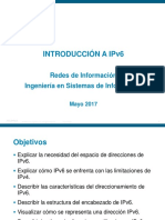 Introduccion a IPv6 Direccionamiento 2017