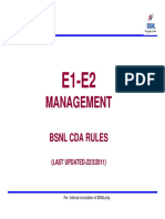 BSNL CDA Rules Summary