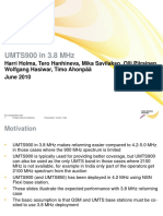 UMTS900 3.8 MHZ Feasibility Study