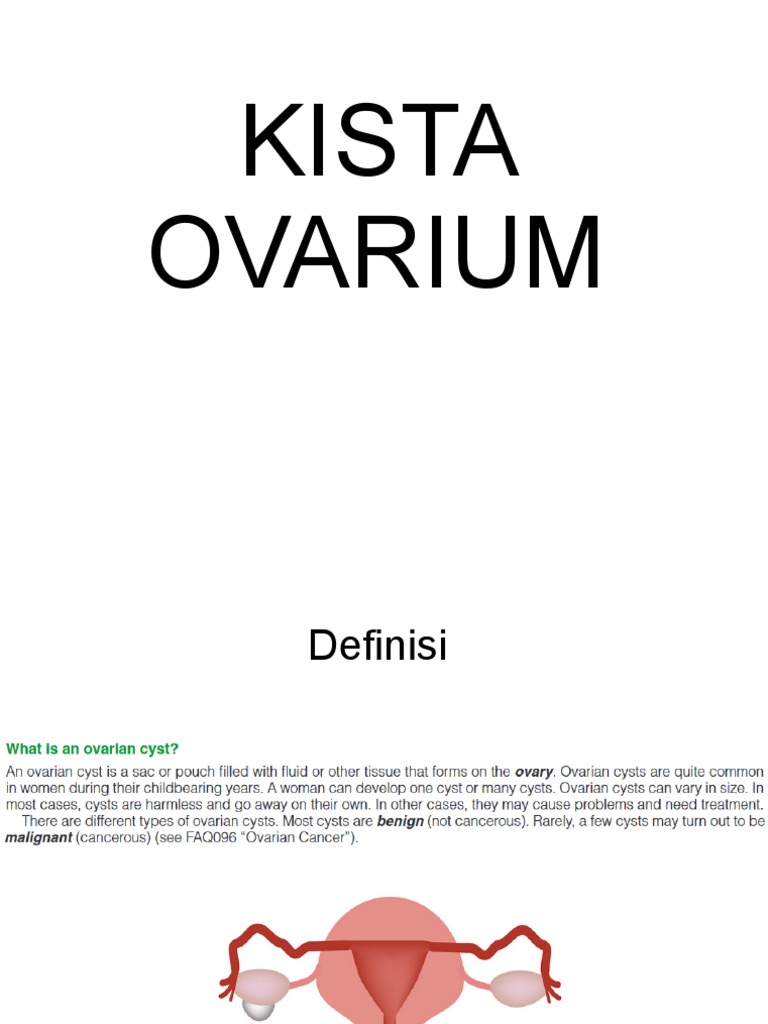 Kista Ovarium Gejala Penyebab Pengobatan Dll  Hello Sehat