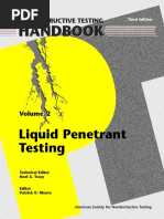 ASNT Handbook Volume 2 Liquid Penetrant Testing