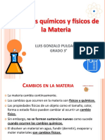 Los Cambios Quimicos y Fisicos