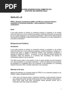 PIC Q&A 2011-06 Acquisition of Investment Properties - Asset Acquisition or Business Combination