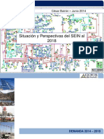 Proyección demanda eléctrica SEIN 2014-2018 menos de 40GWh