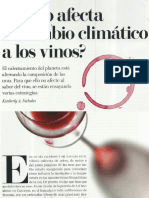 Como Afecta El Cambio Climatico a Los Vinos