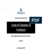 Listado Estandares Acreditacion ES-III-I PDF