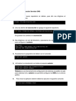 Configuración Servidor DNS 