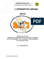 Plan Operativo Anual 2011