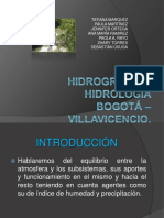 HIDROGRAFÍA Bogotá – Villavicencio