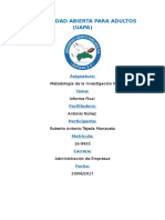 Tarea 9 Metodologia 2 Informe Final