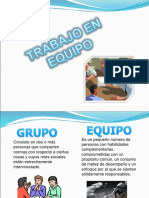 Diapositivas de Trabajo en Equipo