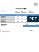 Plantilla Proforma