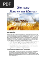 Shavuot the Harvest Festival 5777