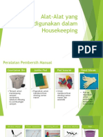 Alat-Alat Yang Digunakan Dalam Housekeeping