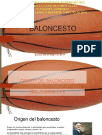 Diapositiva de Baloncesto