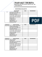 Form Monitoring Ruangan