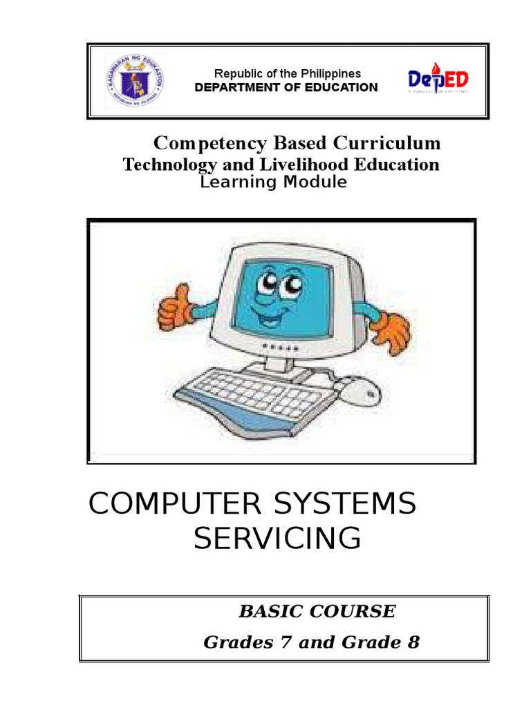 Computer Systems Servicing Learning Module k to 12 Computer Data