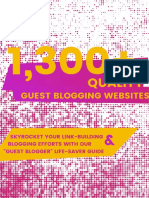 1300 Guest Blogging Websites Version 0.012 1