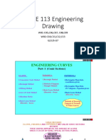 GEME 113 Engineering Drawing: W01-C05, C06, C07, C08, C09 W02-C10, C11, C12, C13 G2:U5-U7