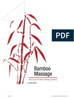 Bamboo Massage: How To Use The Latest Massage Accessory