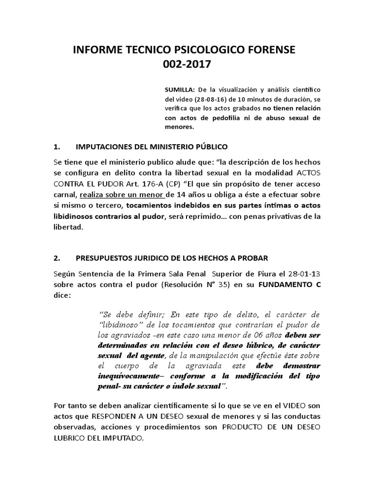 informe tecnico forense Matias.doc Sexología Relaciones interpersonales