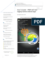 How To Guide - PRDP AGT Geo-Tagging Camera Android Apps - Philippine Rural Development Project