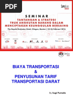 Download Standar Perhitungan Tarif Angkutan Barang Distribusi Dan Logistik Di Indonesia - Sugi Purnoto SE MM by Edylasmana Pitek SN354412803 doc pdf