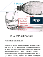 Kualitas Air Tanah