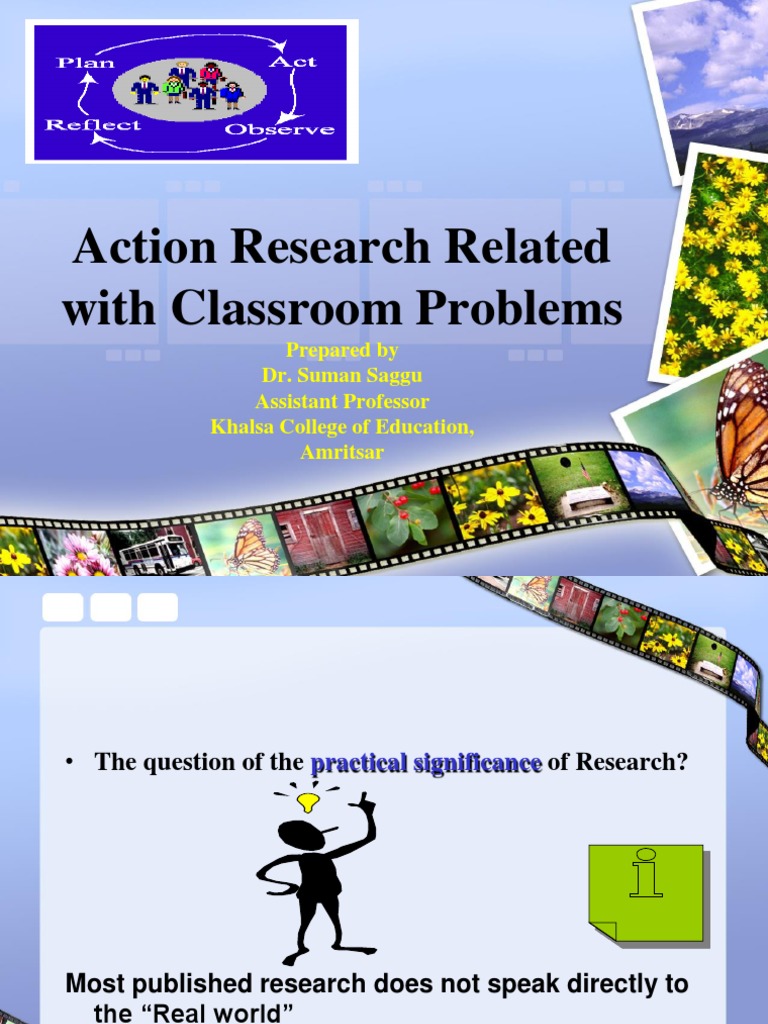 Classroom Action Research Guide | PDF | Hypothesis | Action Research
