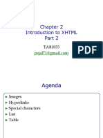 Introduction To XHTML Part 2
