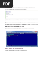 First C Program: How To Compile and Run The C Program