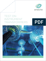 Test On Instrument Transformers: Training Booklet: 4
