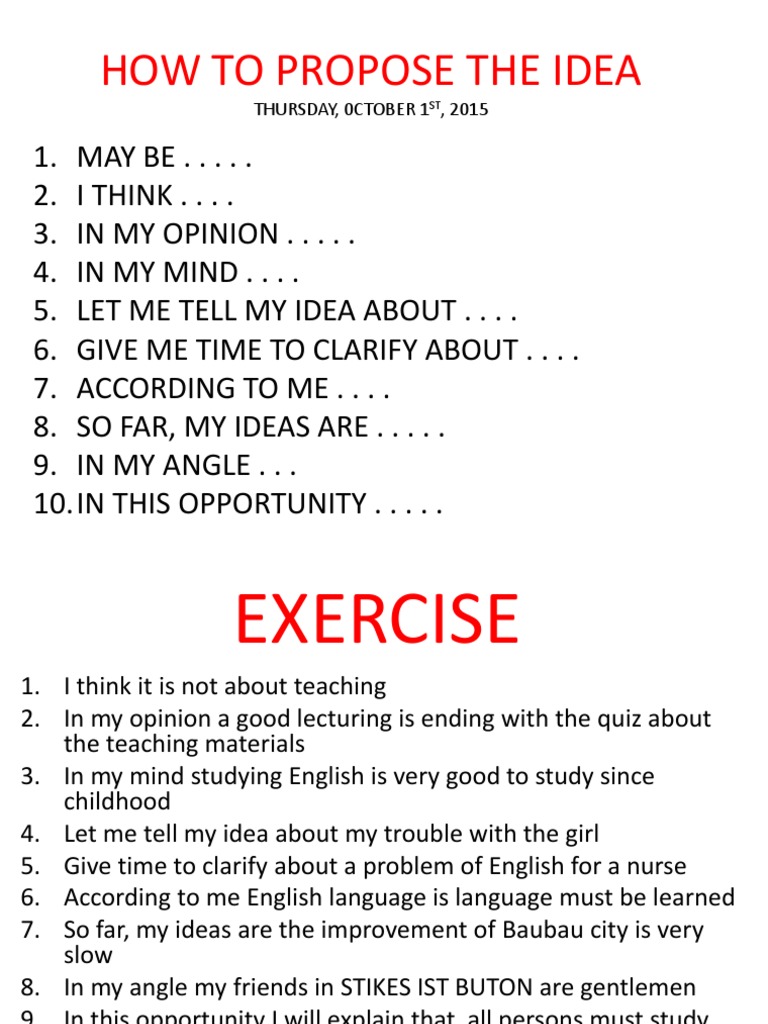 Effective Idea Proposal Techniques | PDF | Psychology | Cognition