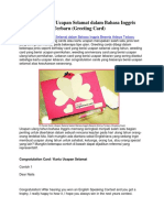 Download 15 Contoh Kartu Ucapan Selamat Dalam Bahasa Inggris Beserta Artinya Terbaru by Ari Widiyanto SN354421893 doc pdf