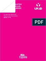 Programa de UPYD para las Elecciones Generales de 2015 (España)