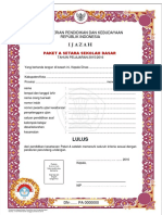 Format Ijazah Paket a 2016